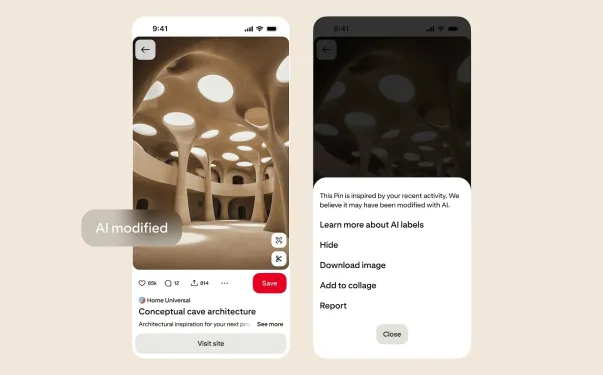 Pinterest推出新工具应对AI困境